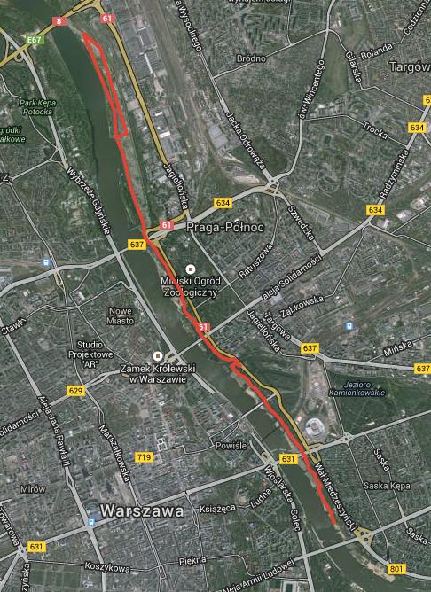 Trasa 4. Biegu Wisły